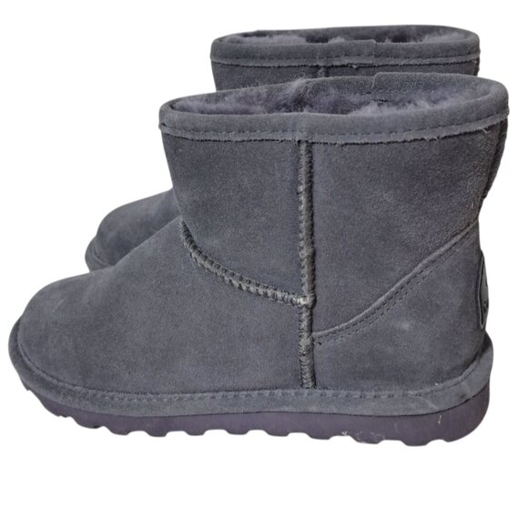 Bearpaw Alyssa Women's Winter Ankle Boot  Short Winter Snow Grey Comfy, Cozy  7 - Picture 4 of 7